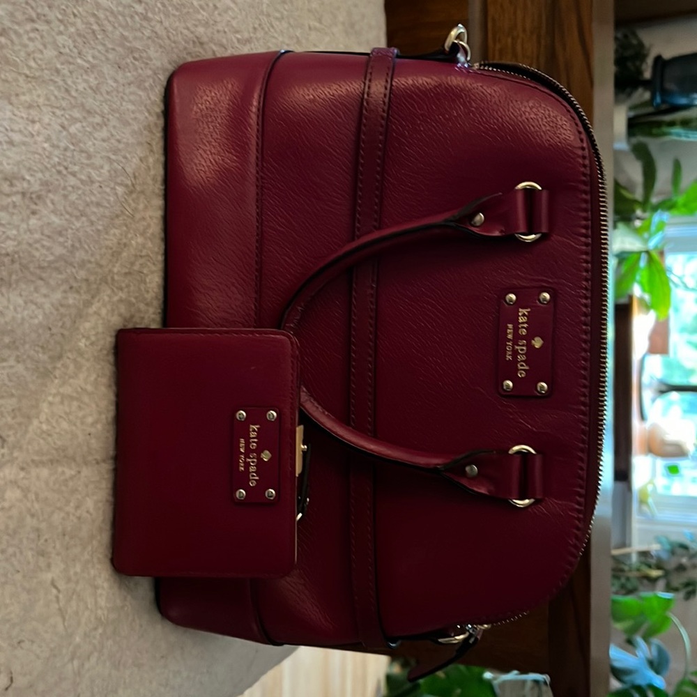 Kate Spade purse with matching wallet